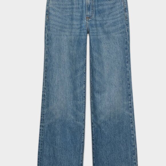 Denim Forum The Farrah Hi-rise Wide Jean - Picture 4 of 4